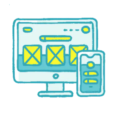 UI/UXの設計のイメージ画像