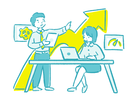「開発スピードを加速させたい」のイラスト