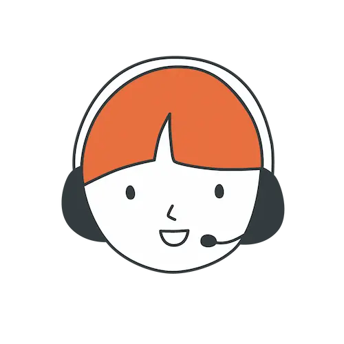 問題を出題するオペ子のイラスト